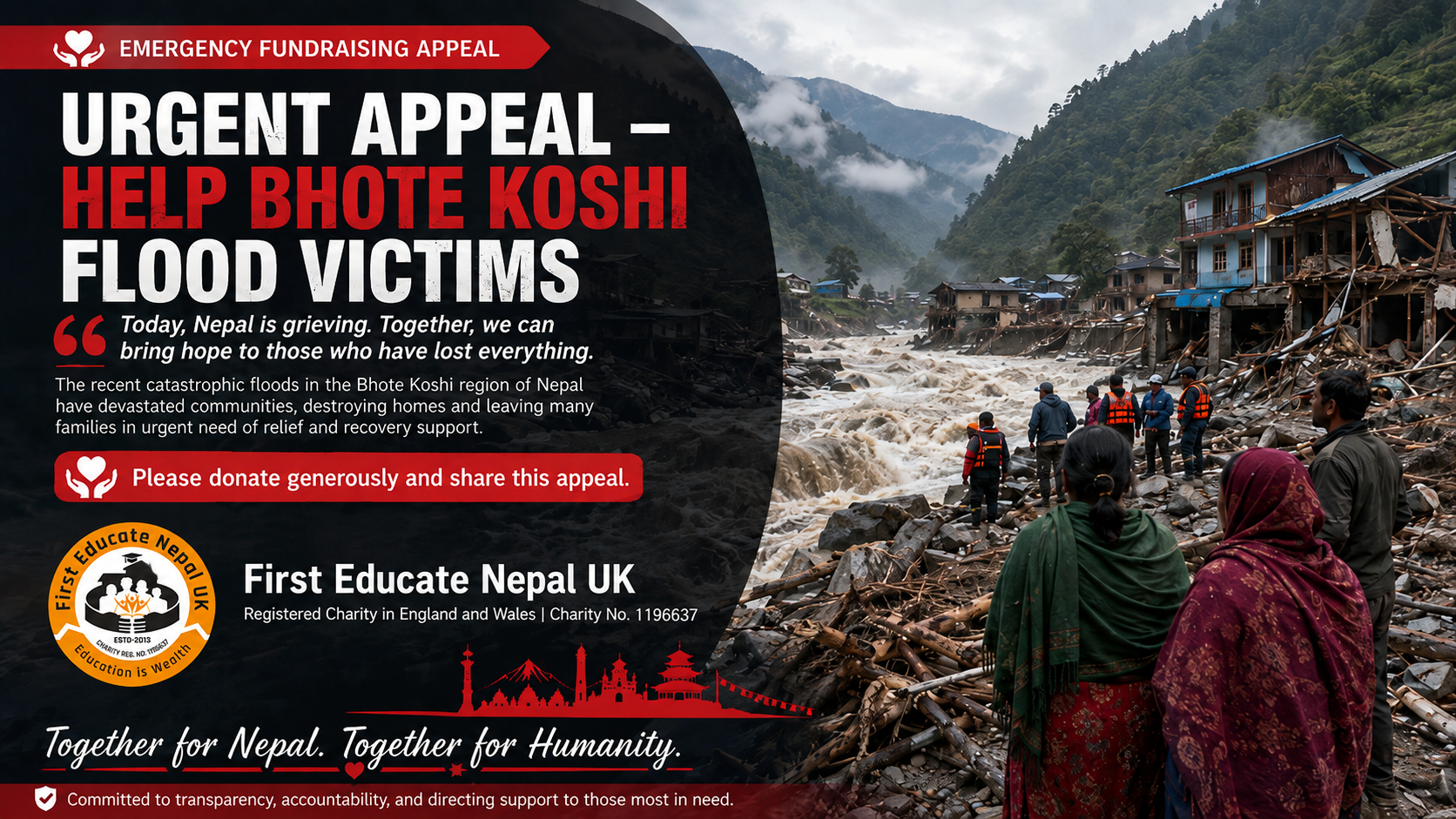 Urgent Appeal: Help Bhote Koshi Flood Victims
